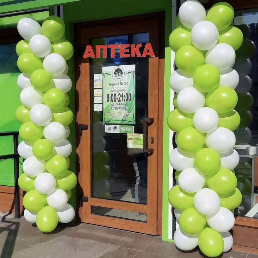Декоративна колона Стійка з куль 