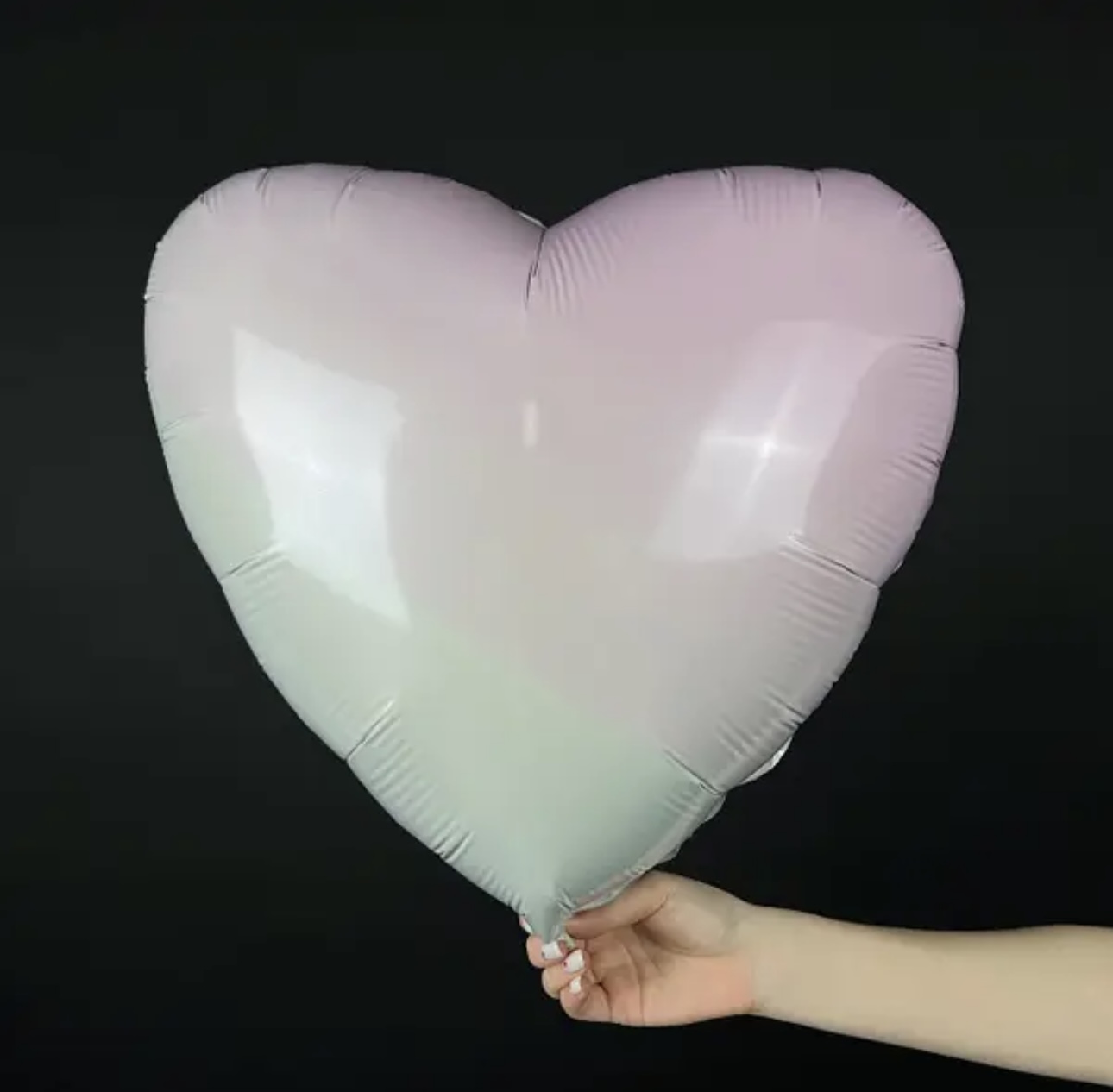 Сердечко Омбре Розове 